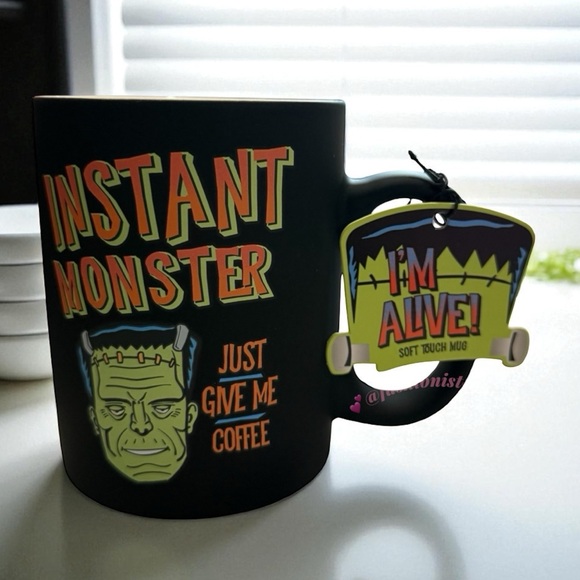“ Instant Monster Just Give me coffee “ Mug NWT - Picture 1 of 6